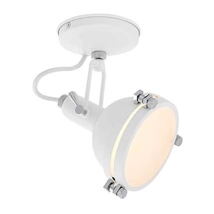 Kinkiet LAMPA ścienna NAUTILIUS 20481101 Kaspa regulowana OPRAWA reflektorek loft biały