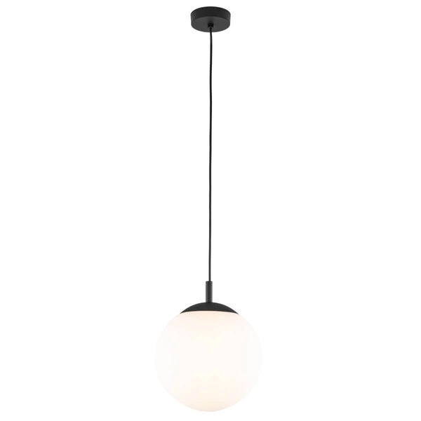 Lampa wisząca nad wyspę Esme 5670 bubble zwis ball biała czarna