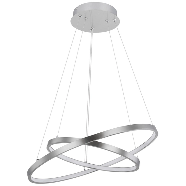 LAMPA wisząca RALPH 67192-42 Globo metalowa OPRAWA zwis LED 42W 3000K zwis nikiel