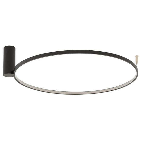 Kinkiet ring okrągły Circolo 10928 Nowodvorski LED 18W 3000K czarny