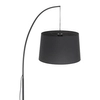 Podłogowa lampa z abażurem Orta 5417 TK Lighting do czytania czarny