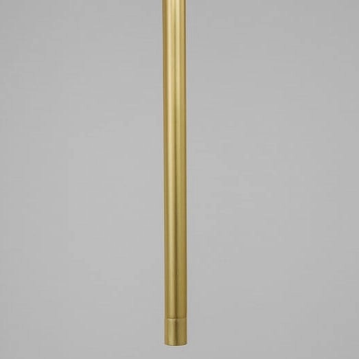 LAMPA wisząca BUGA LE41357 Luces Exclusivas metalowa OPRAWA zwis LED 5W 3000K tuba złota