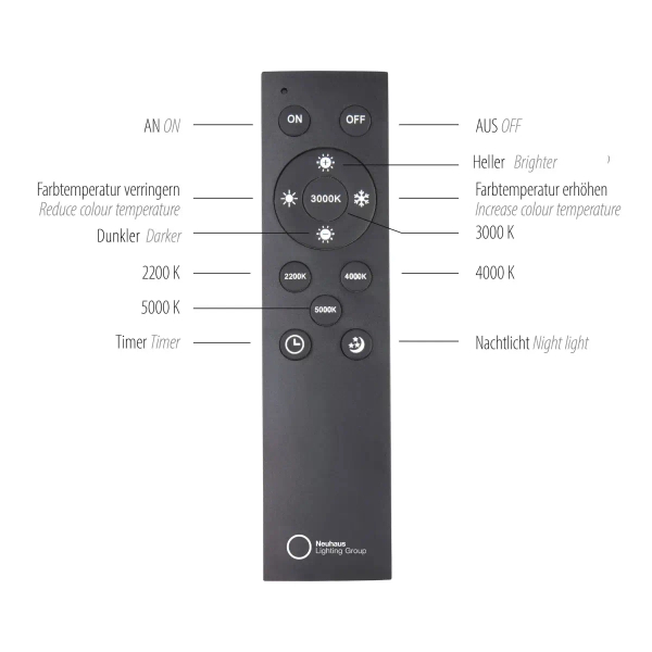Plafon sterowany pilotem PURE-LINES srebrny 6310-95 1xLED 21W 2200-5500K owalny