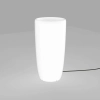 Słupek LAMPA zewnętrzna FLOWERPOT 9712 Nowodvorski stojąca OPRAWA do ogrodu donica podświetlana outdoor IP65 biała
