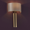 Ścienna lampa hampton L&-195452 Light& z abażurem ecru mosiądz OUTLET
