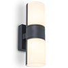Elewacyjna LAMPA ścienna CYRA 5198101118 Lutec regulowana OPRAWA tuba LED 15W 3000K metalowa IP54 szara