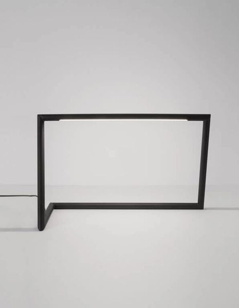 Ledowa lampa stołowa Palo do gabinetu LED 7W frame czarna