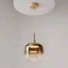 Szklana lampa wisząca Spirito MOD286PL-L18G3K LED 12W 3000K złoty