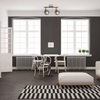 Regulowany plafon Grendel 3128 2-punktowa lampa sufitowa czarna drewno