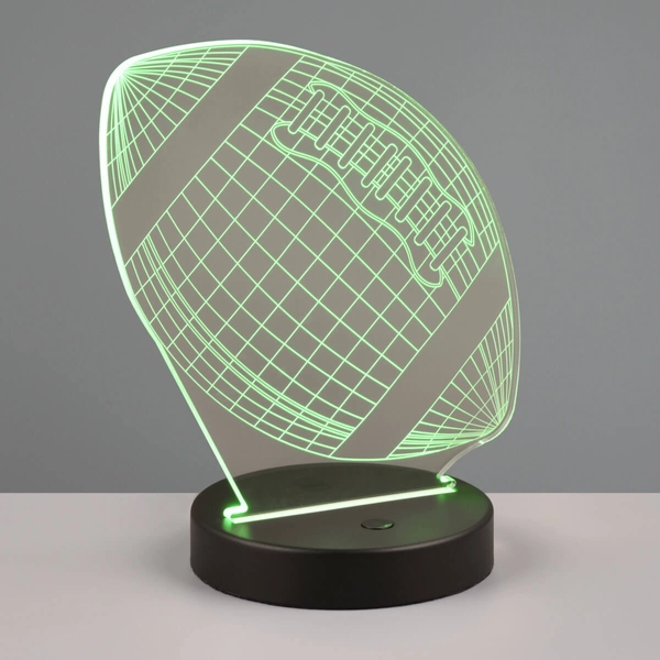 Lampka stołowa piłka Football R52821132 LED 3W 3000K RGB czarna