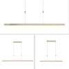 Wisząca lampa ADRIANA mosiądz LED 45W 2700-5000K do jadalni belka listwa podłużna 2568-60