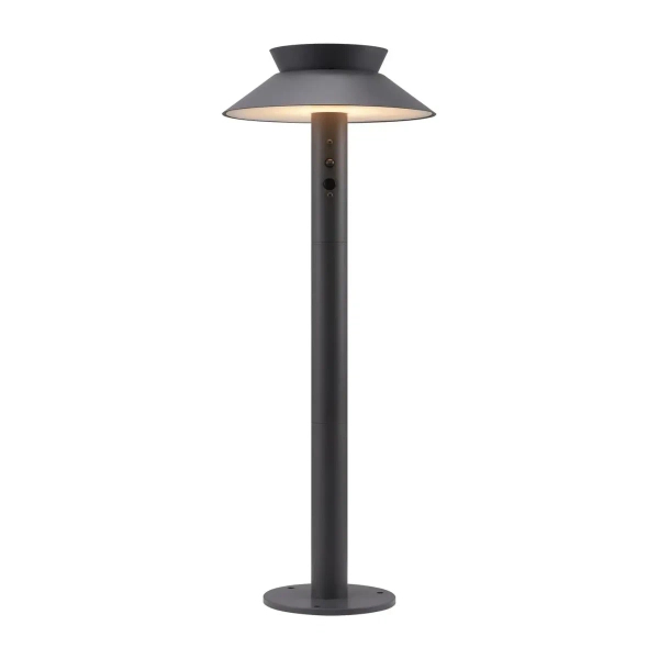 Stojąca lampa zewnętrzna Justina 2418098050 LED 5W 3000K IP44 antracyt