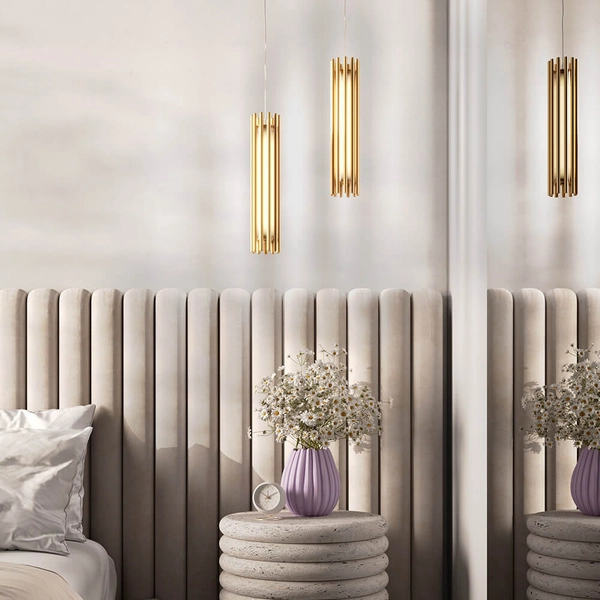 Lampa salonowa wisząca Sonata MOD410PL-L12BS3K LED 12W 3000K mosiądz