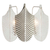 Kinkiet glamour do sypialni Palermo W03077NI Cosmolight metal szkło nikiel
