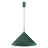 Stożkowa lampa wisząca Capital MLP0955 Milagro do salonu zielony