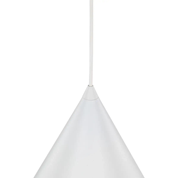 Salonowa lampa wisząca CONO 10008 stożkowa biały