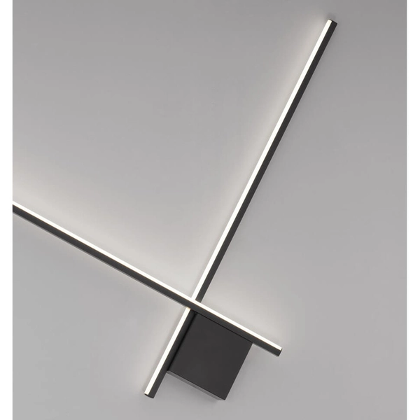 Lampa ścienna CHOTA LE44311 LED 21W 2700K do przedpokoju czarna