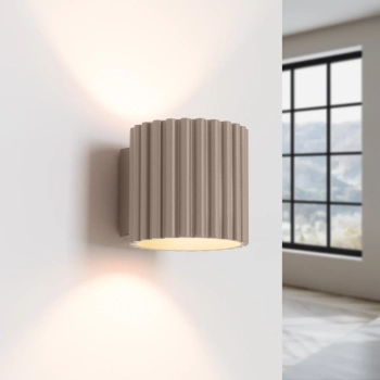 Kaszmirowa lampa ścienna AURA SL.1816 ryflowana G9