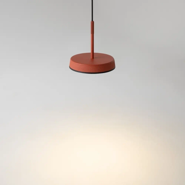 Okrągła lampa wisząca El MOD041PL-L15TR3K LED 12W 3000K pomarańczowa