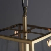 Łańcuchowa lampa wisząca Hurst 95835 szklana mosiądz przezroczysty