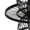 Ratanowa lampa wisząca Astra LP-3110/1P BK japandi boho czarna