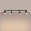 Sufitowa lampa na listwie KARBON  SL.1622 tubki oliwkowe