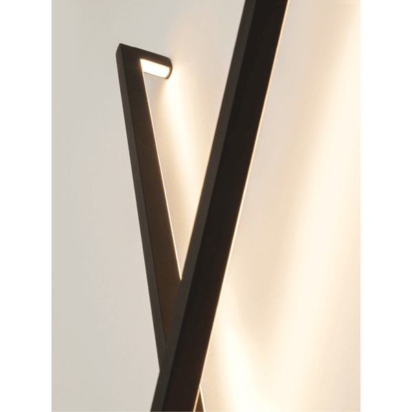 Naścienna lampa na przedpokój 25321 LED 10W 3000K czarna