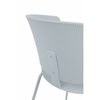Jasnoszare krzesło nowoczesne Garret ARM-001.GREY do kuchennego stołu