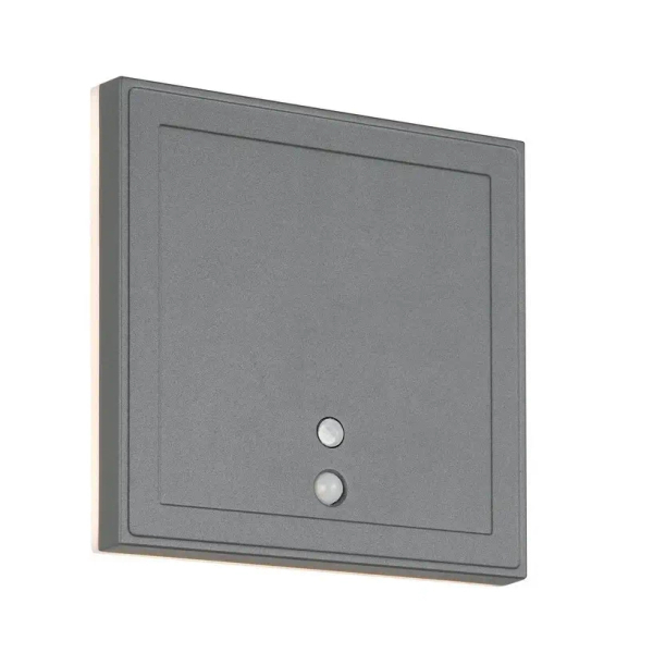 Kinkiet z czujnikiem FORTALEZA R23056242 LED 2W 3000K IP54 antracyt