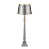 Antyczna lampa stołowa Metallo 108775 Markslojd metalowa srebrna