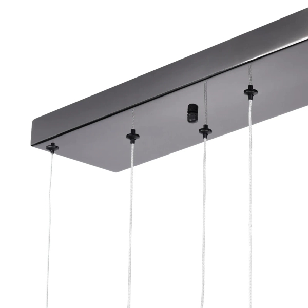 Wisząca lampa loftowa O-LINE LED 44W 3000K listwy nad stół ST-1691L-4 BLACK