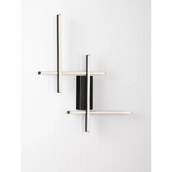 Ścienna lampa metalowa BILORTA LE45468 LED 28W 3200K czarna