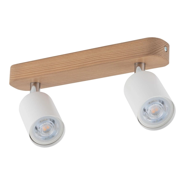 Drewniana lampa sufitowa Top Wood 3295 TK Lighting reflektorowa biała