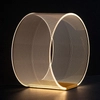 Okrągła stołowa lampa HUARAL LE44436 LED 14W 3000K biała złota outlet