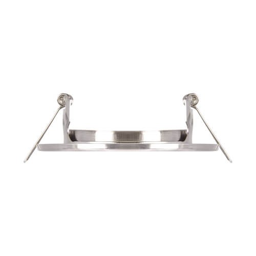 Wpuszczana LAMPA sufitowa KAJKA C 03752 Ideus podtynkowa OPRAWA okrągła oczko metalowe matowy chrom