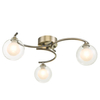 Kulista lampa sufitowa Nakita NAK5375-04 balls kule przezroczyste mosiądz