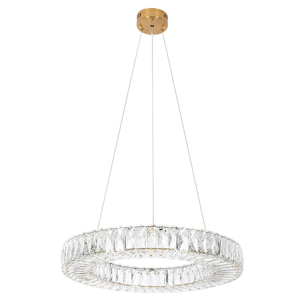 Wisząca lampa kryształowa Allisia MSE010100250 Moosee LED 33W 3000K złota