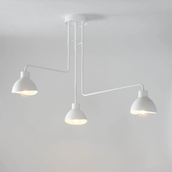 Nowoczesna lampa sufitowa Holi ruchome wysięgniki białe