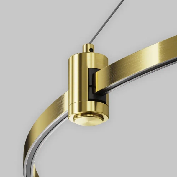 Zestaw sufitowy do szyn magnetycznych Flarity TRA154SW-BB-R-BS mosiądz