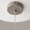 Wisząca modernistyczna lampa Opus MOD380PL-01GR nad stół do jadalni szara