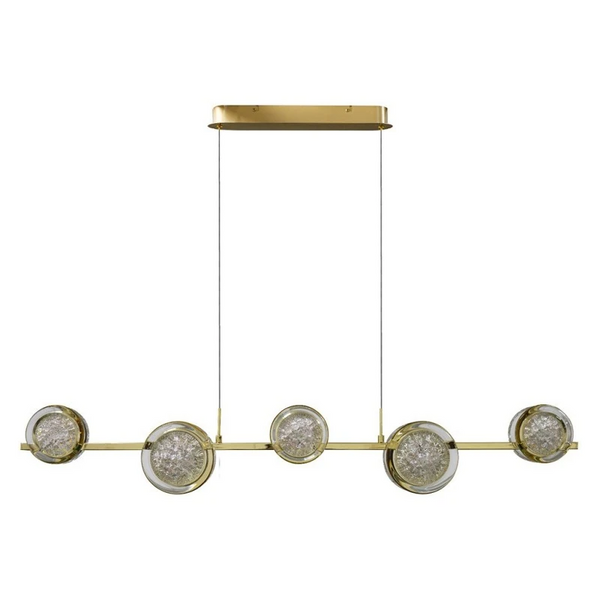 Modernistyczna lampa wisząca EUFORIA złota AZ6737 5xLED 30W 3000K do sypialni