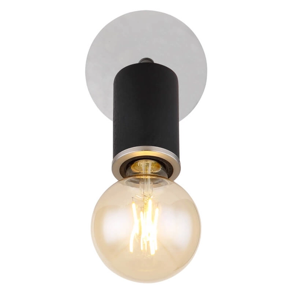 Ścienna lampa regulowana Joseba 54032-1B do czytania czarna