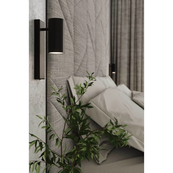 Salonowy kinkiet minimalistyczny SL.1077 czarna lampa ścienna