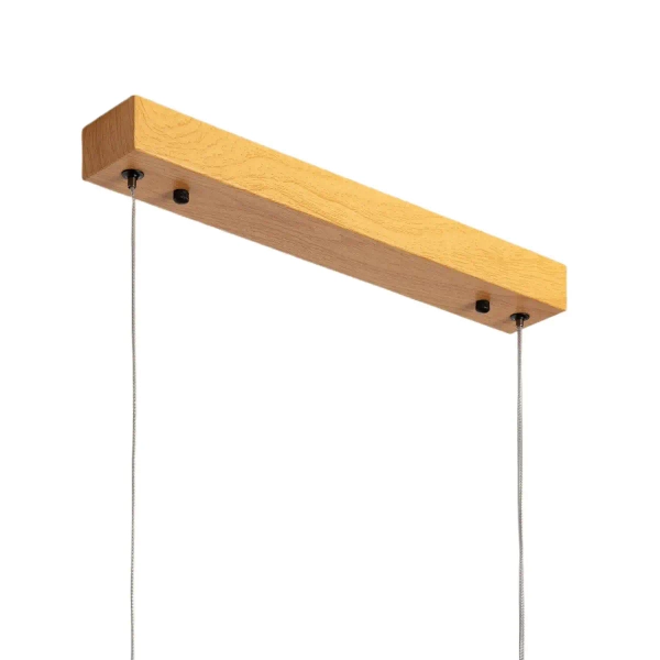 Drewniana lampa wisząca Vanguard ABR-LLV-30CCT-120-D LED 30W 2800-5000K biała