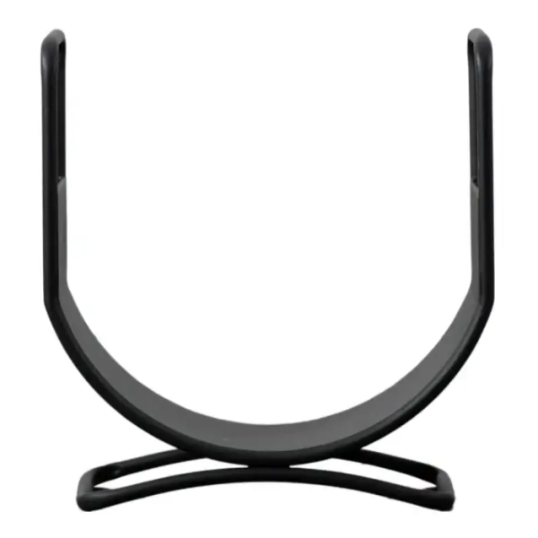 Metalowy stojak na drewno Bronte 5059413754784 do salonu czarny