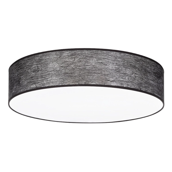 Sufitowa lampa plafoniera NEVOA 47955802 okrągła abażurowy loft czarny