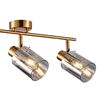 Lampa potrójna natynkowa Sardo SPL-5581-3-BRO-SG Italux szary mosiądz