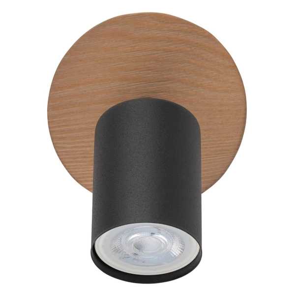 Reflektor sufitowy drewniany Top Wood 3290 TK Lighting metalowy czarny