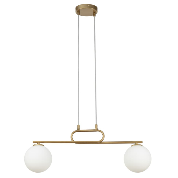 Modernistyczna lampa wisząca molekuły Tes 33632 Sigma kule biała złota