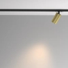 Jednofazowa lampa sufitowa szynowa Calipso TR218-1-GU10-BS mosiądz czarna